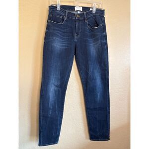 Frame Denim Le Garcon Size 28 Straight Leg Blue Jeans